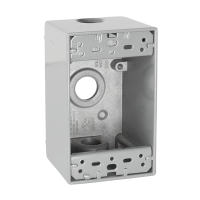 WPF OUTLET BOX - GRAY