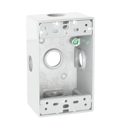 WPF DEEP OUTLET BOX - WHITE
