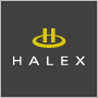Halex Logo on Gray